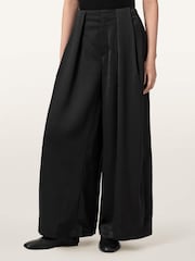 AllSaints Black Lola Trousers - Image 2 of 8