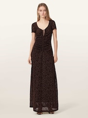 Allsaints Gabby Mesh Kjole - Bilde 1 av 7