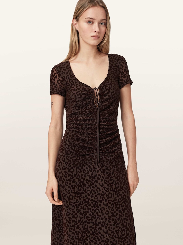 Allsaints Gabby Mesh Kjole - Bilde 2 av 7
