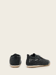 AllSaints Black Kenny Woven Runner - Image 3 of 5