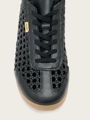 AllSaints Black Kenny Woven Runner - Image 4 of 5