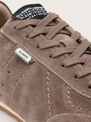 AllSaints Brown Liam Low Top Trainers - Image 6 of 6
