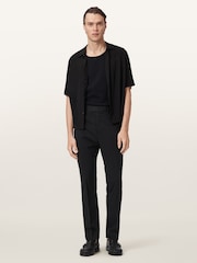 AllSaints Black Bay Trousers - Image 2 of 8