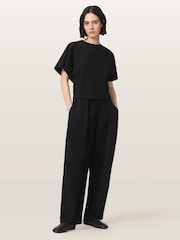 AllSaints Black Eden Artia T-Shirt - Image 2 of 6