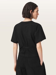 AllSaints Black Eden Artia T-Shirt - Image 4 of 6