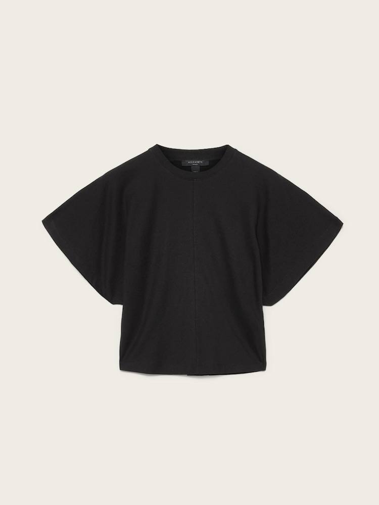 AllSaints Black Eden Artia T-Shirt - Image 6 of 6