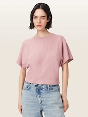 AllSaints Pink Eden Artia T-Shirt - Image 1 of 6