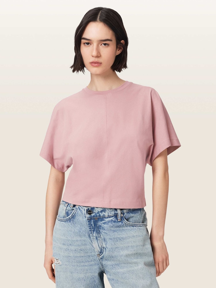 AllSaints Pink Eden Artia T-Shirt - Image 1 of 6