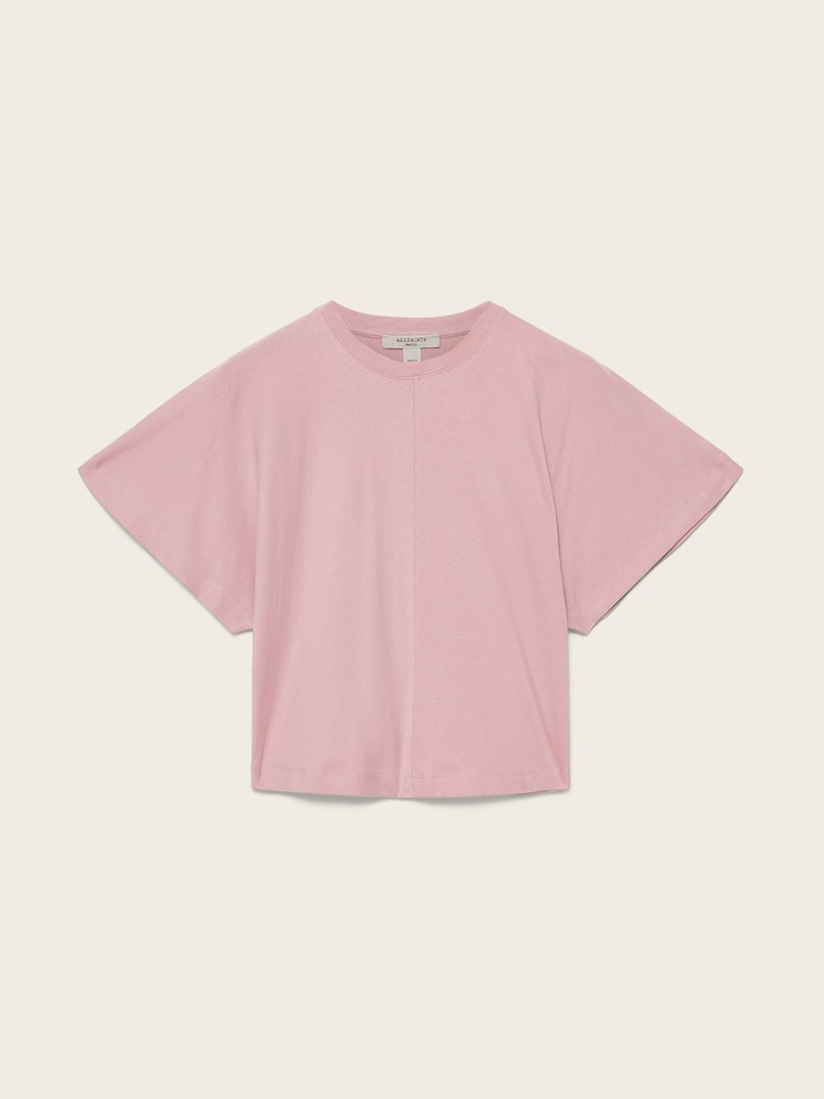 AllSaints Pink Eden Artia T-Shirt - Image 6 of 6