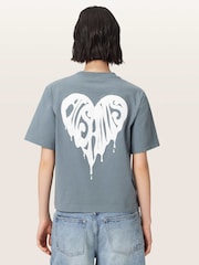 AllSaints Blue Trip Lisa T-Shirt - Image 6 of 8
