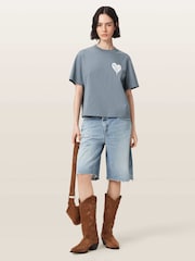 AllSaints Blue Trip Lisa T-Shirt - Image 7 of 8