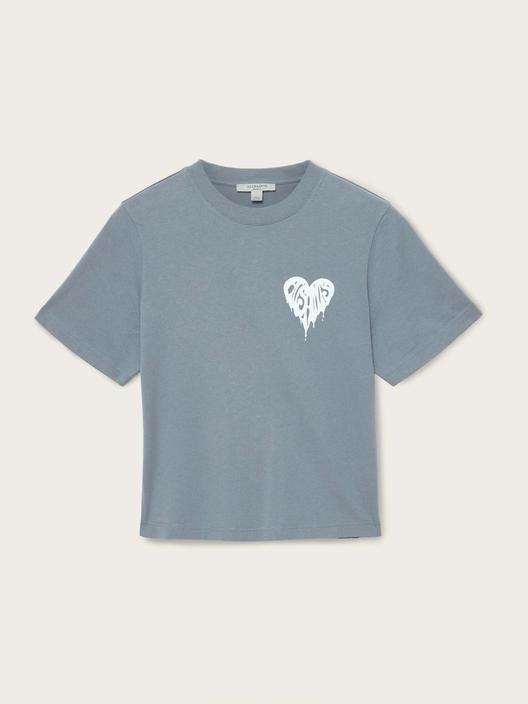 AllSaints Blue Trip Lisa T-Shirt - Image 8 of 8