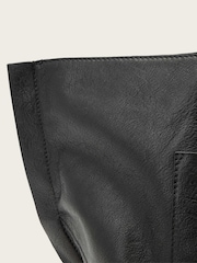 AllSaints Black Lutece Leather Tote - Image 6 of 7