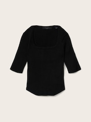 AllSaints Black Cruz Hally Top - Image 5 of 5
