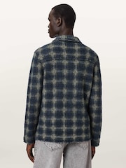 AllSaints Blue Menard Cardigan - Image 3 of 7