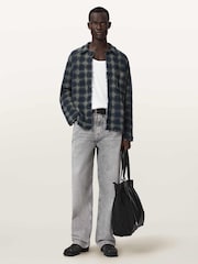 AllSaints Blue Menard Cardigan - Image 4 of 7