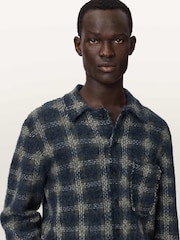 AllSaints Blue Menard Cardigan - Image 6 of 7
