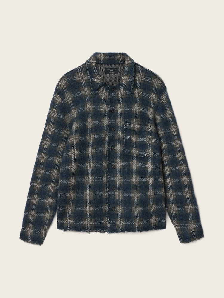 AllSaints Blue Menard Cardigan - Image 7 of 7
