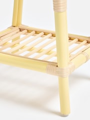 Oliver Bonas Yellow Vero Rattan Side Table - Image 4 of 4