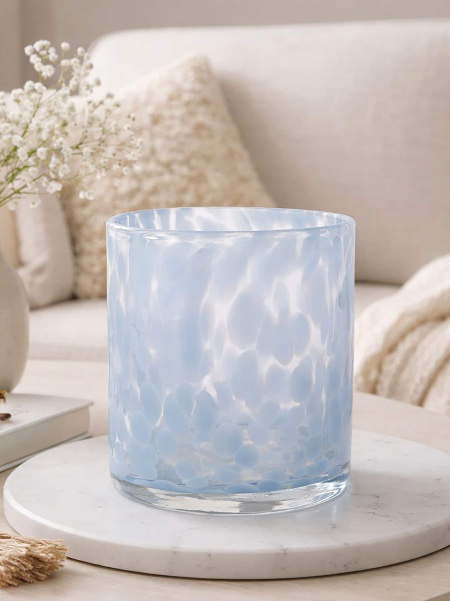 Hestia Unisex Clear Widdop Confetti Glass Vase