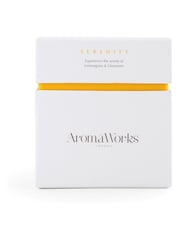 AromaWorks Clear Serenity Medium 30cl Scented Candle - Image 2 of 2