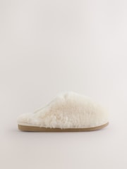 Blanco - Pantuflas de borreguito de primera calidad - Imagen 7 de 9