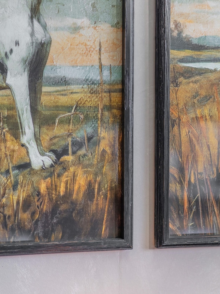 One.World Set of 2 Multicolour Moreton Pointer Dog Framed Prints - Image 2 of 2 One.World Set of 2 Multicolour Moreton Pointer Dog Framed Prints - Image 2 of 2