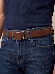 Jones Bootmaker Black Valentino Reversible Leather Belt - Image 3 of 3