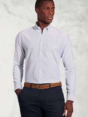 Brook Taverner Blue Oxford Cotton Shirt - Image 1 of 5