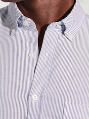 Brook Taverner Blue Oxford Cotton Shirt - Image 2 of 5