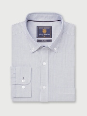 Brook Taverner Blue Oxford Cotton Shirt - Image 3 of 5