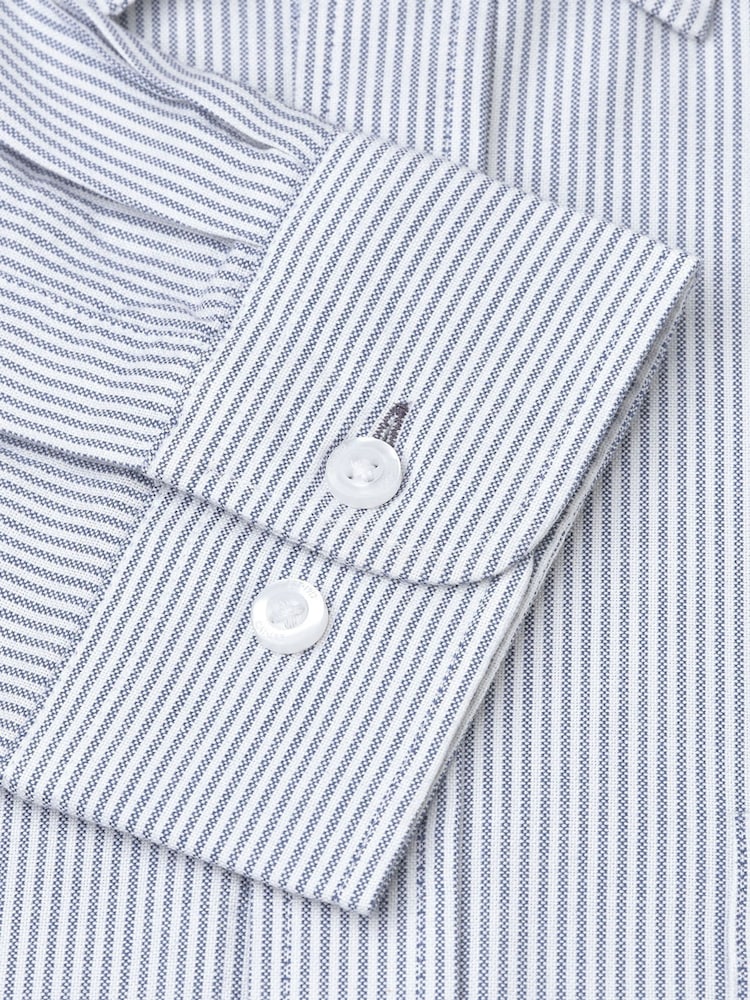 Brook Taverner Blue Oxford Cotton Shirt - Image 5 of 5 Brook Taverner Blue Oxford Cotton Shirt - Image 5 of 5