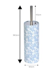 Showerdrape Blue Buttercup Floral Toilet Brush - Image 3 of 3