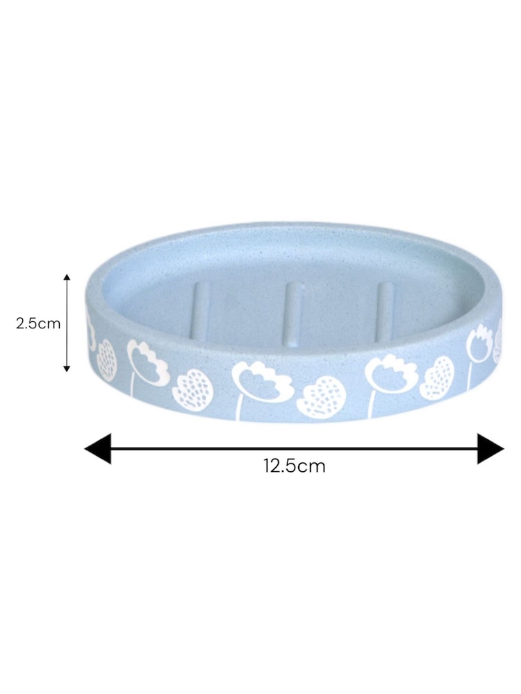Showerdrape Buttercup Floral 2 Piece Bathroom Accessory Set - 5суретінің 5 суреті