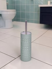 Showerdrape Sage Green Maison Shimmer Toilet Brush - Image 1 of 3