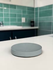 Showerdrape Sage Green Maison Shimmer 3 Piece Bathroom Accessory Set - Image 4 of 6