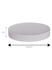 Showerdrape White Maison Shimmer 2 Piece Bathroom Accessory Set - Image 5 of 5