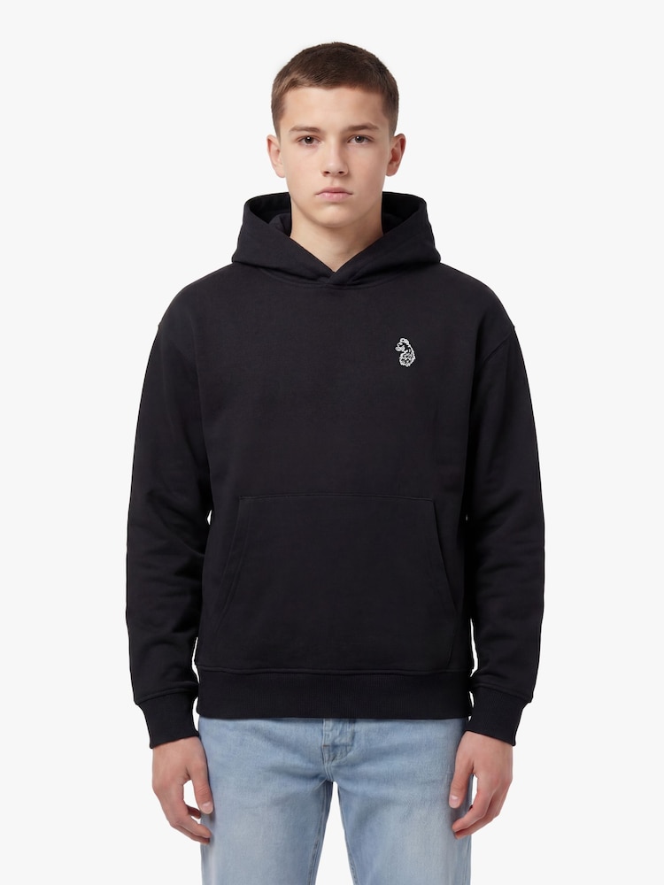 Luke 1977 Black Junior Upside 1000 Black Hoodie - Image 2 of 7 Luke 1977 Black Junior Upside 1000 Black Hoodie - Image 2 of 7