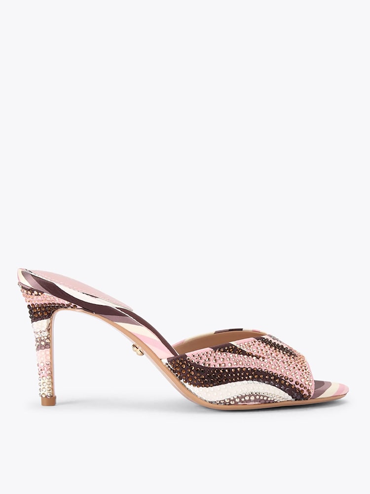 Carvela Pink Caramella Mule Sandals - Image 1 of 4 Carvela Pink Caramella Mule Sandals - Image 1 of 4