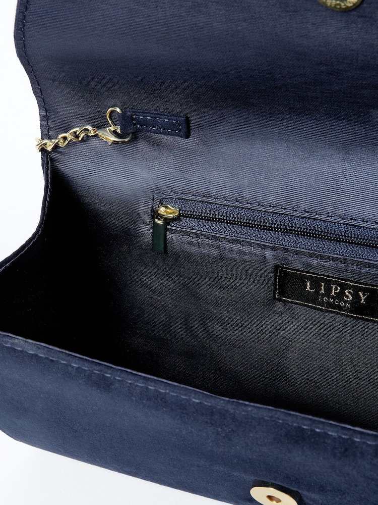 Marineblau - Lipsy Umschlag Clutch-Tasche für besondere Anlässe​​​​​​​ - Bild 5 von 5