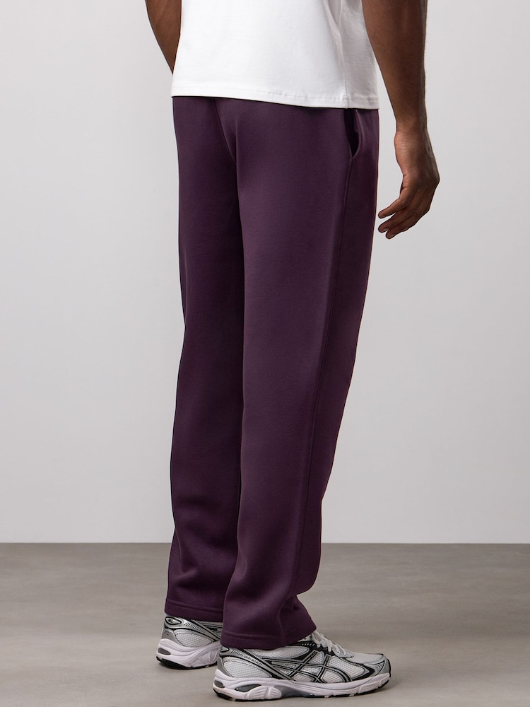 Violetinė - Gym King Fundamental Fleece Linear Straight Leg Joggers - 2 paveikslėlis iš 4