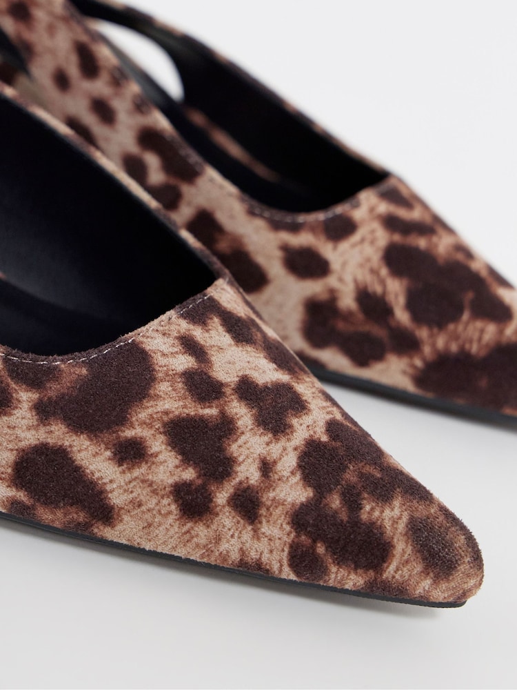 Simply Be Animal Wide Fit Ankle Strap Block Heel Shoes - Image 4 of 4 Simply Be Animal Wide Fit Ankle Strap Block Heel Shoes - Image 4 of 4