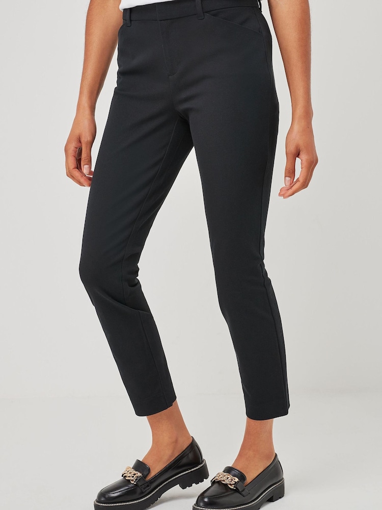 Gap Black Skinny Ankle Trousers in Bi-Stretch - Image 1 of 4 Gap Black Skinny Ankle Trousers in Bi-Stretch - Image 1 of 4