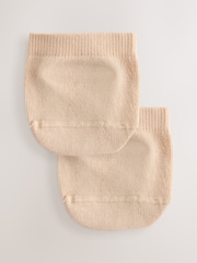 Café con leche - Calcetines tipo chinelas con puntera reforzada 2 Pack - Imagen 1 de 5