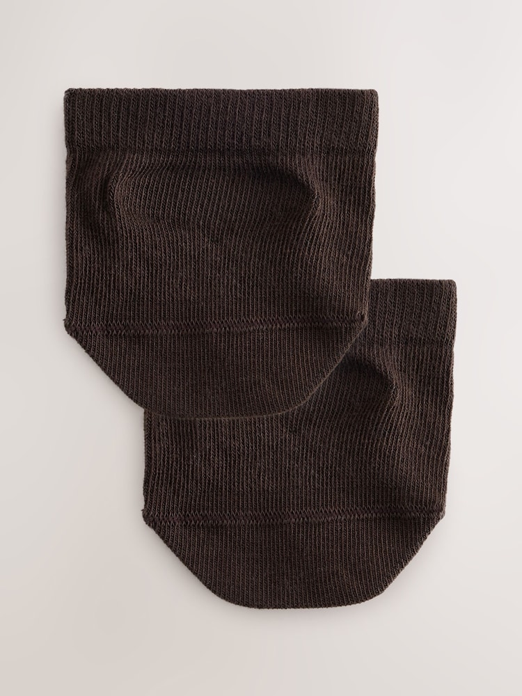 Marrón chocolate - Toe Topper Mule Socks 2 Pack - Imagen 1 de 5 Marrón chocolate - Toe Topper Mule Socks 2 Pack - Imagen 1 de 5
