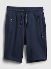 Gap Navy Blue Pull On Zip Pocket Jogger Shorts (4-13yrs) - Image 1 of 3