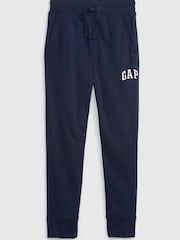 Gap Navy Blue Print Logo Joggers - Image 1 of 2