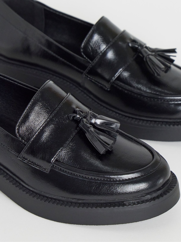 Μαύρο - Simply Be Tassle Detail Loafers - Εικόνα 4 του 4 Μαύρο - Simply Be Tassle Detail Loafers - Εικόνα 4 του 4