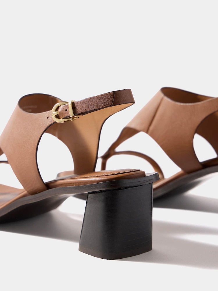 Mint Velvet Brown Kiana Slingback Heels - Image 3 of 3 Mint Velvet Brown Kiana Slingback Heels - Image 3 of 3