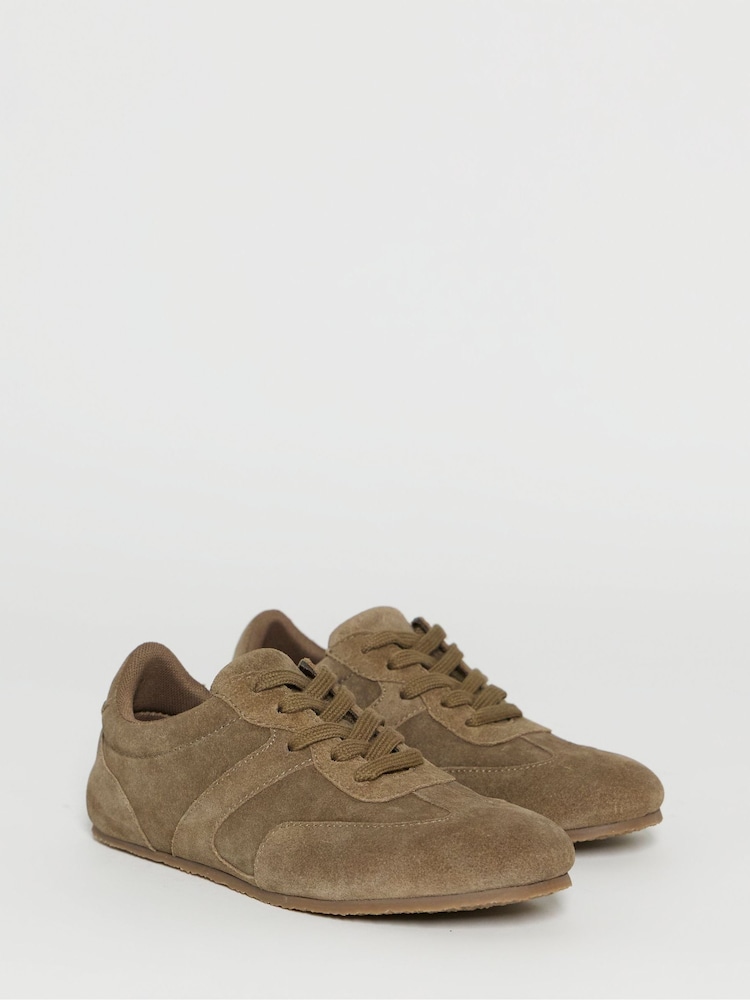 Simply Be Nude Wide Fit Slim Profile Trainers - Image 2 of 4 Simply Be Nude Wide Fit Slim Profile Trainers - Image 2 of 4